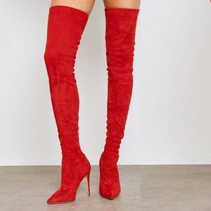 Steve Madden red boots
